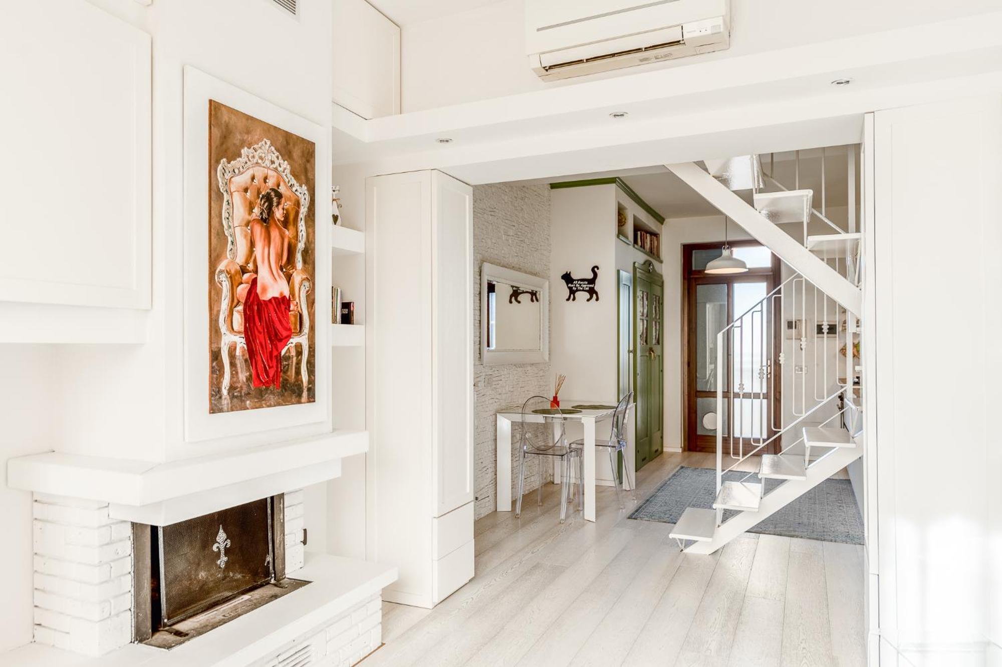 Apartmán Bright Loft - Free Private Parking Milán Exteriér fotografie